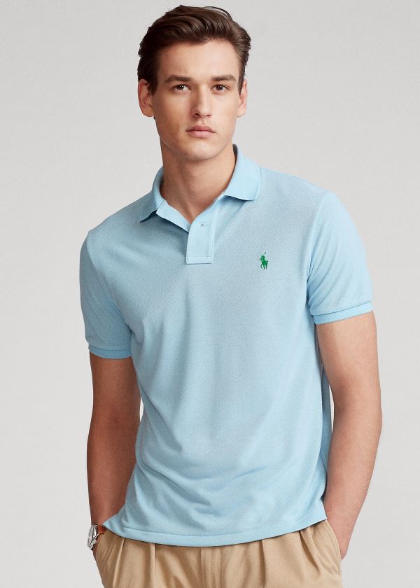 Polos Polo Ralph Lauren Hombre Azules - The Earth - CRNIT7839